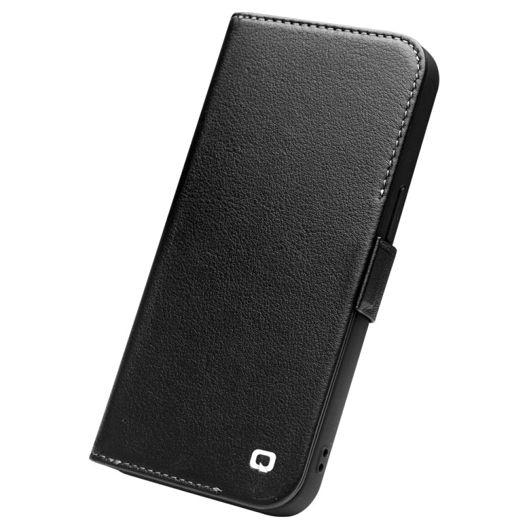 QIALINO Magnetic Buckle Leather Phone Case