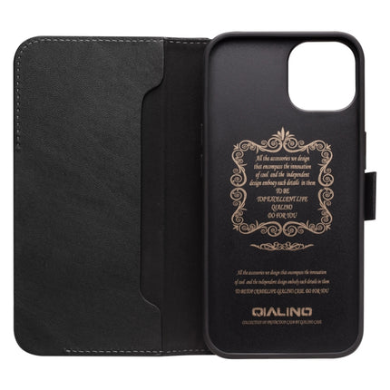 QIALINO Magnetic Buckle Leather Phone Case
