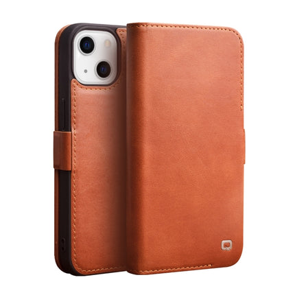QIALINO Magnetic Buckle Leather Phone Case, For iPhone 13 mini, For iPhone 13 Pro