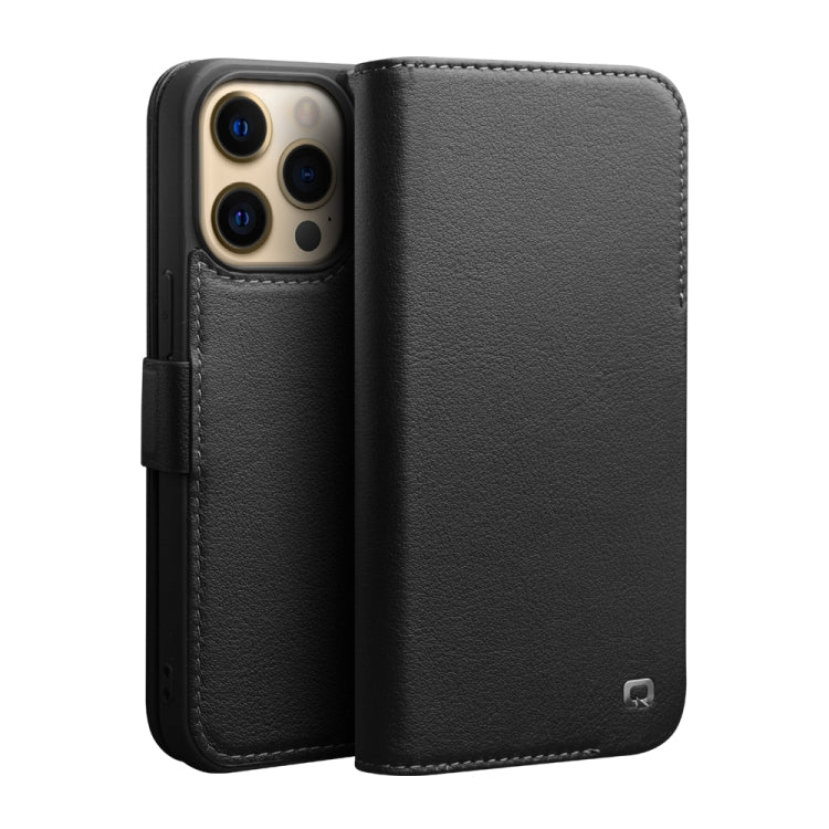 QIALINO Magnetic Buckle Leather Phone Case
