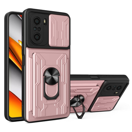 Sliding Camshield Card Phone Case, For Xiaomi Redmi K40/Poco F3/Mi 11i, For OPPO Realme 8 / 8 Pro