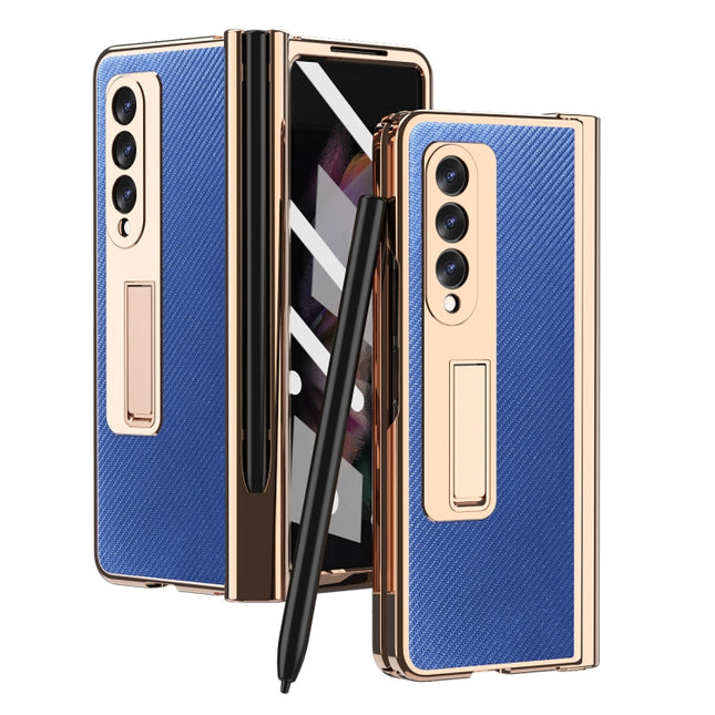 Electroplated Hinge Pen Slot Kevlar Phone Case