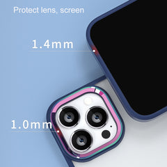 Colorful Metal Lens Ring Phone Case, For iPhone 13 mini, For iPhone 13, For iPhone 13 Pro, For iPhone 13 Pro Max