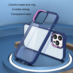 Colorful Metal Lens Ring Phone Case, For iPhone 11 Pro Max