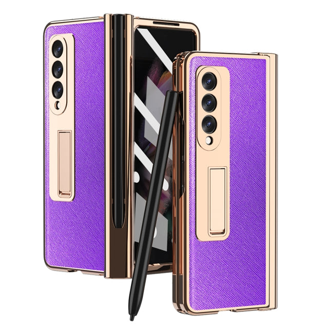Electroplated Hinge Pen Slot Cross Phone Case