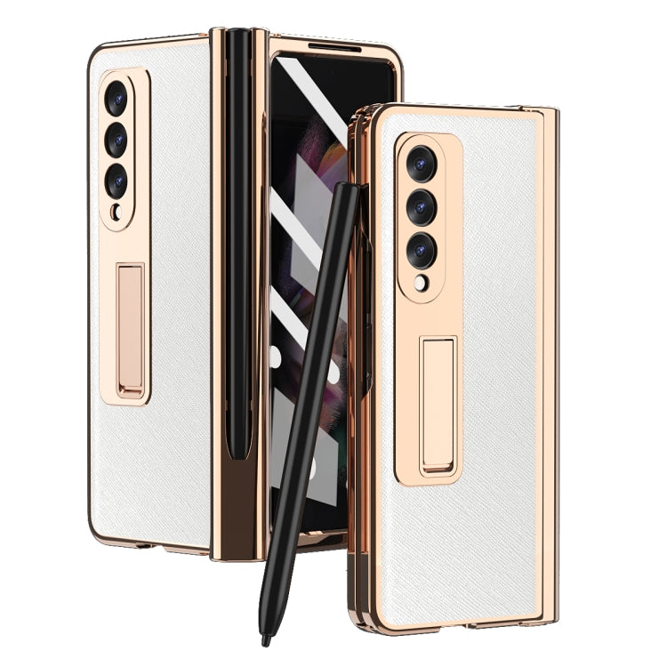 Electroplated Hinge Pen Slot Cross Phone Case