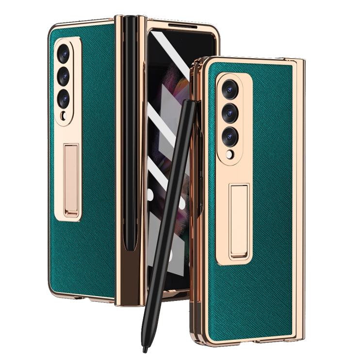 Electroplated Hinge Pen Slot Cross Phone Case