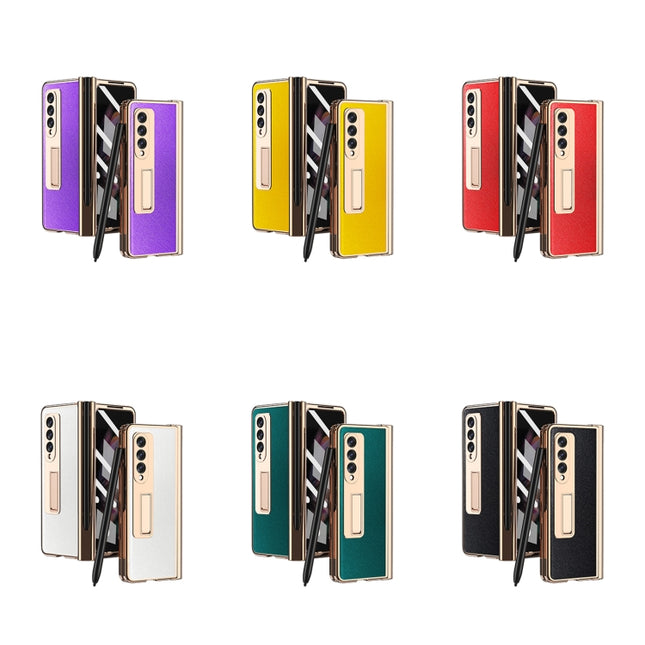 Electroplated Hinge Pen Slot Cross Phone Case