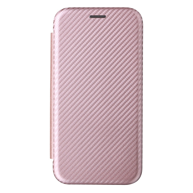 Carbon Fiber Texture Magnetic Horizontal Flip Leather Phone Case, For TCL 205, For Motorola Moto G200 5G / Edge S30, For ZTE Libero 5G II