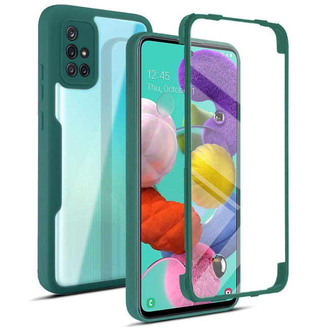 Acrylic + TPU 360 Degrees Full Coverage Shockproof Phone Case, For Samsung Galaxy A51 4G, For Samsung Galaxy A52 5G / 4G, For Samsung Galaxy A71 4G, For Xiaomi Redmi Note 10 / Note 10s