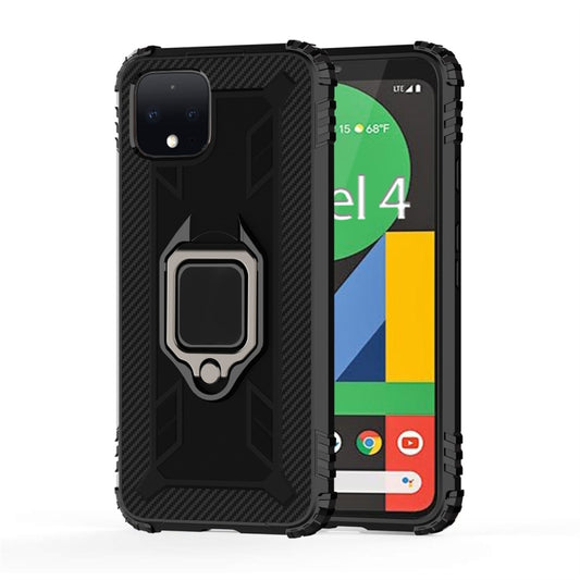 Carbon Fiber Protective Case with 360 Degree Rotating Ring Holder, For Google Pixel 4, For Google Pixel 4 XL, For Huawei Mate 30 Pro, For Huawei Mate 30, For iPhone 11 Pro, For iPhone 11 Pro Max, For iPhone 6 / 7 / 8, For iPhone 6 Plus / 7 Plus / 8 Plus