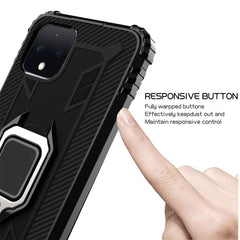 Carbon Fiber Protective Case with 360 Degree Rotating Ring Holder, For Google Pixel 4, For Google Pixel 4 XL, For Huawei Mate 30 Pro, For Huawei Mate 30, For iPhone 11 Pro, For iPhone 11 Pro Max