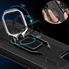 Carbon Fiber Protective Case with 360 Degree Rotating Ring Holder, For Google Pixel 4, For Google Pixel 4 XL, For Huawei Mate 30 Pro, For Huawei Mate 30, For iPhone 11 Pro, For iPhone 11 Pro Max