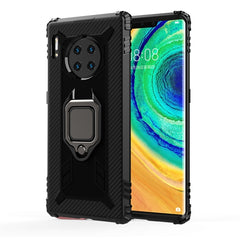 Carbon Fiber Protective Case with 360 Degree Rotating Ring Holder, For Google Pixel 4, For Google Pixel 4 XL, For Huawei Mate 30 Pro, For Huawei Mate 30, For iPhone 11 Pro, For iPhone 11 Pro Max