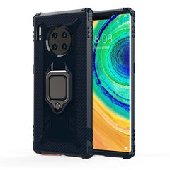 Carbon Fiber Protective Case with 360 Degree Rotating Ring Holder, For Google Pixel 4, For Google Pixel 4 XL, For Huawei Mate 30 Pro, For Huawei Mate 30, For iPhone 11 Pro, For iPhone 11 Pro Max