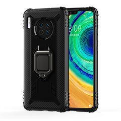 Carbon Fiber Protective Case with 360 Degree Rotating Ring Holder, For Google Pixel 4, For Google Pixel 4 XL, For Huawei Mate 30 Pro, For Huawei Mate 30, For iPhone 11 Pro, For iPhone 11 Pro Max, For iPhone 6 / 7 / 8, For iPhone 6 Plus / 7 Plus / 8 Plus