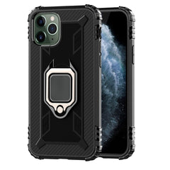 Carbon Fiber Protective Case with 360 Degree Rotating Ring Holder, For Google Pixel 4, For Google Pixel 4 XL, For Huawei Mate 30 Pro, For Huawei Mate 30, For iPhone 11 Pro, For iPhone 11 Pro Max