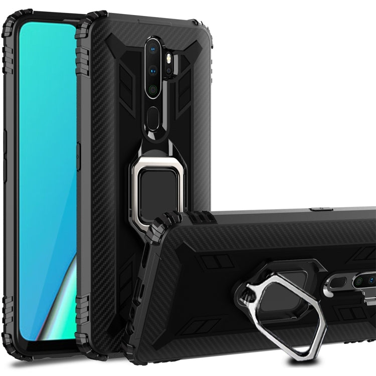 Schutzhülle aus Kohlefaser mit 360 Grad drehbarem Ringhalter, für Xiaomi Mi CC9 Pro / Note 10, für Xiaomi Redmi Note 8T, für Xiaomi Redmi 8, für Xiaomi Redmi Note 8 Pro, für Xiaomi Redmi Note 8, für Vivo Y19 (U3), für Galaxy A51, für Galaxy A71