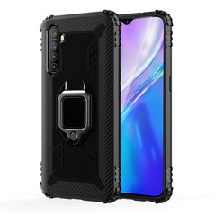 Carbon Fiber Protective Case with 360 Degree Rotating Ring Holder, For iPhone 11, For iPhone XR, For iPhone X / XS, For iPhone XS Max, For OPPO A9 (2020), For OPPO Realme 5 Pro, For OPPO Realme 5, For OPPO Realme XT