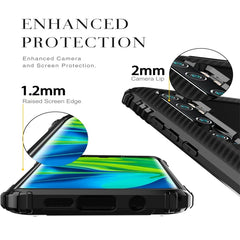 Carbon Fiber Protective Case with 360 Degree Rotating Ring Holder, For Xiaomi Mi CC9 Pro / Note 10, For Xiaomi Redmi Note 8T, For Xiaomi Redmi 8, For Xiaomi Redmi Note 8 Pro, For Xiaomi Redmi Note 8, For Vivo Y19 (U3), For Galaxy A51, For Galaxy A71