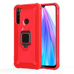 Carbon Fiber Protective Case with 360 Degree Rotating Ring Holder, For Xiaomi Mi CC9 Pro / Note 10, For Xiaomi Redmi Note 8T, For Xiaomi Redmi 8, For Xiaomi Redmi Note 8 Pro, For Xiaomi Redmi Note 8, For Vivo Y19 (U3), For Galaxy A51, For Galaxy A71