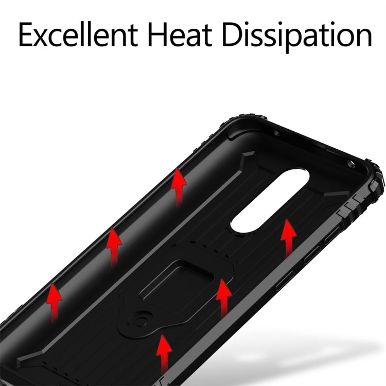 Carbon Fiber Protective Case with 360 Degree Rotating Ring Holder, For Xiaomi Redmi 8, For Xiaomi Redmi Note 8 Pro, For Xiaomi Redmi Note 8, For Vivo Y19 (U3), For Galaxy A51, For Galaxy A71