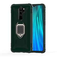 Carbon Fiber Protective Case with 360 Degree Rotating Ring Holder, For Xiaomi Mi CC9 Pro / Note 10, For Xiaomi Redmi Note 8T, For Xiaomi Redmi 8, For Xiaomi Redmi Note 8 Pro, For Xiaomi Redmi Note 8, For Vivo Y19 (U3), For Galaxy A51, For Galaxy A71