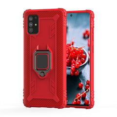 Carbon Fiber Protective Case with 360 Degree Rotating Ring Holder, For Xiaomi Mi CC9 Pro / Note 10, For Xiaomi Redmi Note 8T, For Xiaomi Redmi 8, For Xiaomi Redmi Note 8 Pro, For Xiaomi Redmi Note 8, For Vivo Y19 (U3), For Galaxy A51, For Galaxy A71