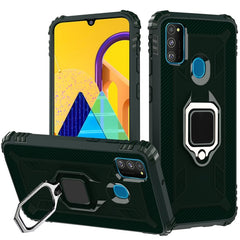 Carbon Fiber Protective Case with 360 Degree Rotating Ring Holder, For Galaxy A90 5G, For Galaxy M30s, For Galaxy S20+, For Galaxy S20, For Galaxy S20 Ultra, For Galaxy Note 10+, For Galaxy Note 10, For Galaxy S10e