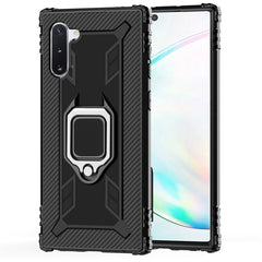 Carbon Fiber Protective Case with 360 Degree Rotating Ring Holder, For Galaxy Note 10, For Galaxy S10e, For Galaxy S10+, For Galaxy S10