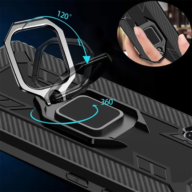 Carbon Fiber Protective Case with 360 Degree Rotating Ring Holder, For Galaxy Note 10, For Galaxy S10e, For Galaxy S10+, For Galaxy S10