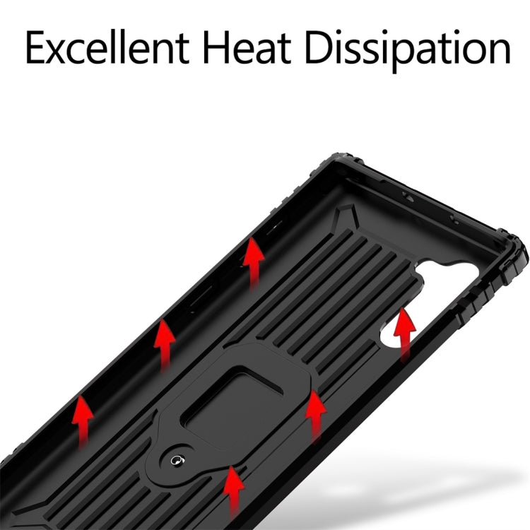 Carbon Fiber Protective Case with 360 Degree Rotating Ring Holder, For Galaxy Note 10, For Galaxy S10e, For Galaxy S10+, For Galaxy S10