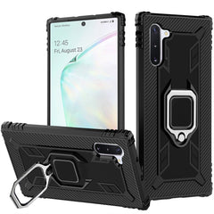 Carbon Fiber Protective Case with 360 Degree Rotating Ring Holder, For Galaxy A90 5G, For Galaxy M30s, For Galaxy S20+, For Galaxy S20, For Galaxy S20 Ultra, For Galaxy Note 10+, For Galaxy Note 10, For Galaxy S10e