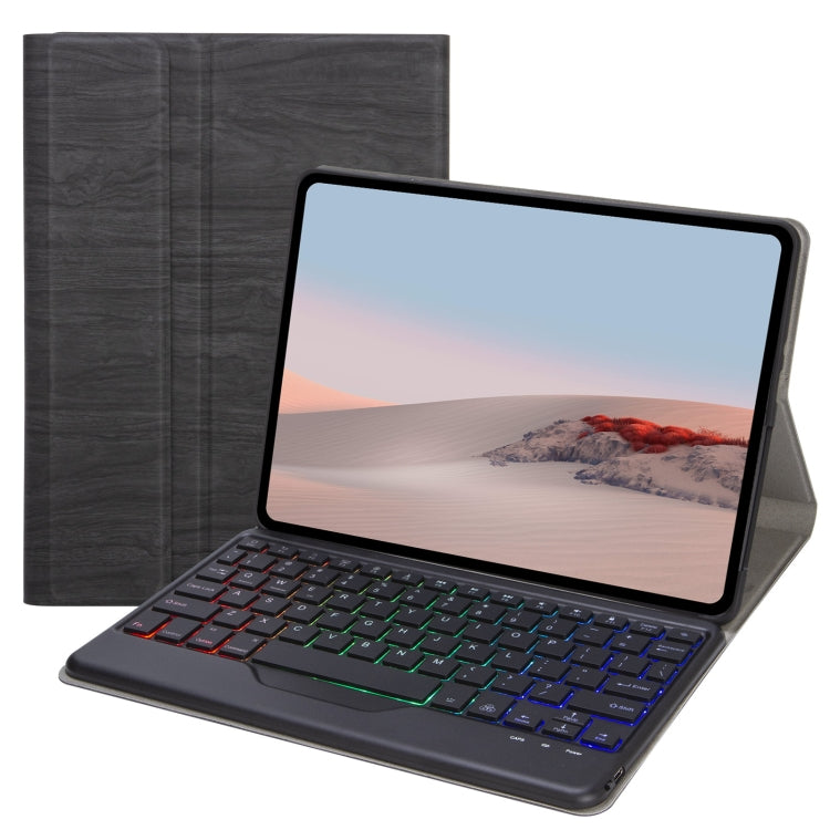 SFGOS Tri-color Backlit Tree Texture Bluetooth Keyboard Leather Case