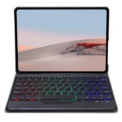 SFGOS Tri-color Backlit Tree Texture Bluetooth Keyboard Leather Case