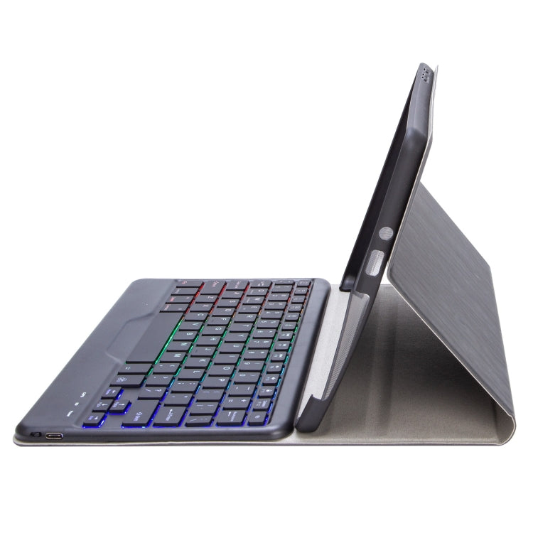SFGOS Tri-color Backlit Tree Texture Bluetooth Keyboard Leather Case
