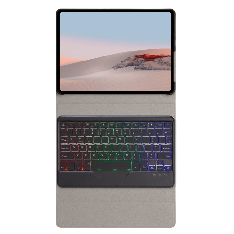 SFGOS Tri-color Backlit Tree Texture Bluetooth Keyboard Leather Case