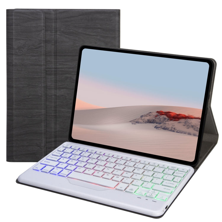 SFGOS Tri-color Backlit Tree Texture Bluetooth Keyboard Leather Case
