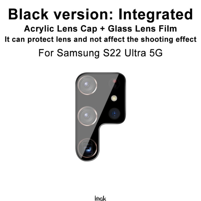 imak Integrated Rear Camera Lens Tempered Glass Film Black Version