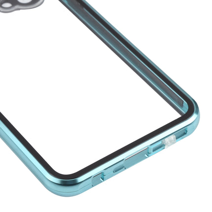 Full Cover Magnetic Metal Tempered Glass Phone Case, For OnePlus Nord 2 5G, For OnePlus Nord CE 5G