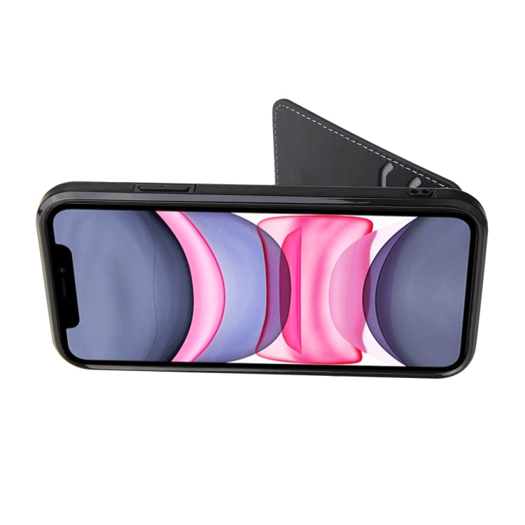 Handyhülle aus weichem Leder im Portemonnaie-Stil, für iPhone 12 mini, für iPhone 11 Pro Max, für iPhone 11 Pro, für iPhone 11, für iPhone SE 2022 / SE 2020 / 8 / 7, für iPhone XS Max