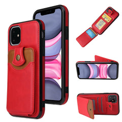Soft Skin Leather Wallet Bag Phone Case, For iPhone 11 Pro, For iPhone 11, For iPhone SE 2022 / SE 2020 / 8 / 7, For iPhone XS Max