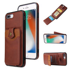 For iPhone 8 Plus / 7 Plus / Brown
