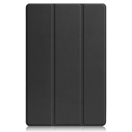 Three-folding Holder Custer Texture Leather Tablet Case, For Lenovo Tab P12 Pro 12.6, For Nokia  T20, For TCL Tab 10s