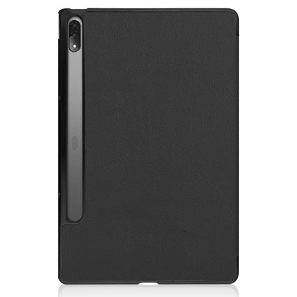 Three-folding Holder Custer Texture Leather Tablet Case, For Lenovo Tab P12 Pro 12.6, For Nokia  T20, For TCL Tab 10s