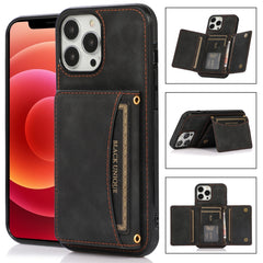 Three-fold Leather Phone Case with Card Slot & Wallet & Holder, For iPhone 13 Pro Max, For iPhone 13 Pro, For iPhone 13, For iPhone 13 mini, For iPhone 12 Pro Max, For iPhone 12 / 12 Pro