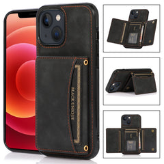 Three-fold Leather Phone Case with Card Slot & Wallet & Holder, For iPhone 13 Pro Max, For iPhone 13 Pro, For iPhone 13, For iPhone 13 mini, For iPhone 12 Pro Max, For iPhone 12 / 12 Pro