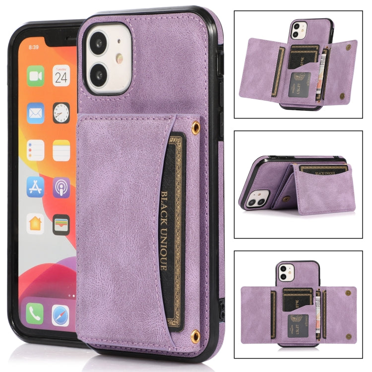 Dreifach gefaltete Leder-Telefonhülle mit Kartenfach &amp; Geldbörse &amp; Halter, für iPhone 12 mini, für iPhone 11 Pro Max, für iPhone 11 Pro, für iPhone 11, für iPhone XR, für iPhone 8 Plus &amp; 7 Plus
