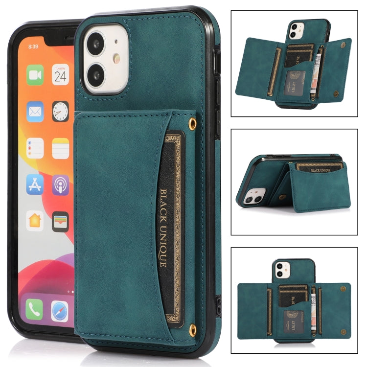 Dreifach gefaltete Leder-Telefonhülle mit Kartenfach &amp; Geldbörse &amp; Halter, für iPhone 12 mini, für iPhone 11 Pro Max, für iPhone 11 Pro, für iPhone 11, für iPhone XR, für iPhone 8 Plus &amp; 7 Plus