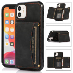 Three-fold Leather Phone Case with Card Slot & Wallet & Holder, For iPhone 12 mini, For iPhone 11 Pro Max, For iPhone 11 Pro, For iPhone 11, For iPhone XR, For iPhone 8 Plus & 7 Plus